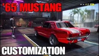 NEED FOR SPEED HEAT| ’65 MUSTANG/CHARACTER CUSTOMIZATION