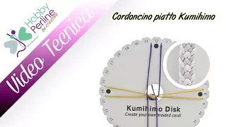 Cordoncino piatto Kumihimo | TECNICA - HobbyPerline.com
