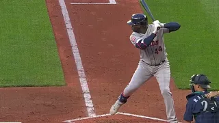 Yordan Alvarez Slow Motion Home Run Baseball Swing Hitting Mechanics Video Instruction