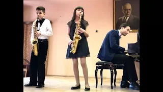 Gary Schocker «Три танца для двух саксофонов» 🎷🎷 Танец N3