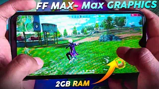 Free Fire Max In 2GB Ram With Max Graphics