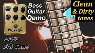 Joyo AC Tone for Bass Guitar (clean, dirty, somewhere in between) VOX EMULATION PEDAL