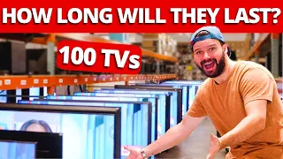 Our Biggest Test Yet: Longevity Testing of 100 TVs!