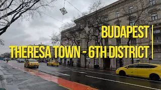 Exploring the Cultural Hub: Budapest's 6th District - Theresa Town | Budapest Walking Tour [4K]