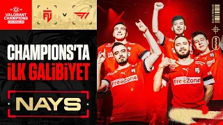 Champions'ta İlk Galibiyet! | Nays vs T1 Esports | VCT Champions Los Angeles