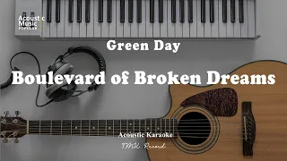 Green Day - Boulevard Of Broken Dreams (Acoustic Guitar Karaoke and Lyric)