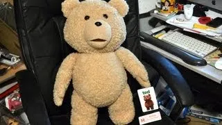 Talking TED plush Teddy Bear Life size 1:1 scale 24" TOY movie replica! Wahlberg Kunis MacFarlane