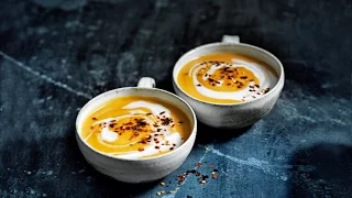 roasted sweet potato and coconut soup | donna hay