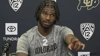 Postgame Interview: Shedeur Sanders speaks on Colorado's win over Nebraska in Week 2