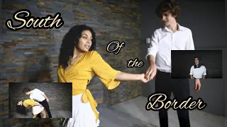 SOUTH OF THE BORDER Ed Sheeran Cover By Damian and Mariah Gonzalez  (ft. Anna Zrnic)