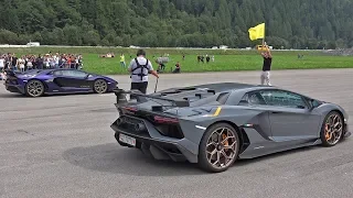 Lamborghini Aventador SVJ vs Mercedes-Benz CLK AMG DTM