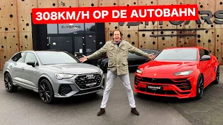 308KM/h met LAMBORGHINI URUS NOVITEC op de AUTOBAHN! en de AUDI RSQ3! • DriversDream