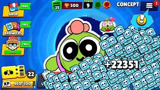 😍COMPLETE 22351 CREDITS✅🎁|Brawl Stars FREE GIFTS🍀/CONCEPT