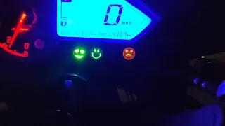 || Pulsar Bike Indicator Lights Emojis Sticker in Radium ||