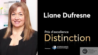 Liane Dufresne, récipiendaire du prix Distinction 2019