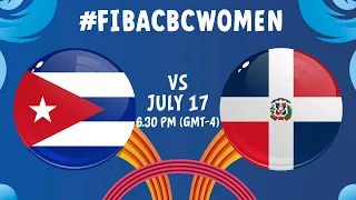 FINAL: Cuba v Dominican Republic | Full Basketball Game | CBC Women's Championship  2022