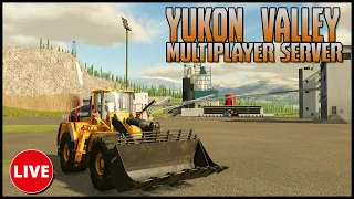 🔴LIVE 🔴 Mining the Yukon Valley - Multiplayer server - Farming Simulator 22