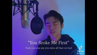 Tate McRae - you broke me first (COVER) #shorts
