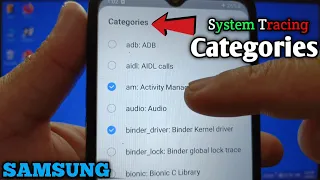 How to show system tracing categories on Samsung Galaxy A02 | Debugging | Developer Options