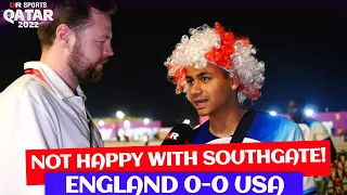 England Fans NOT HAPPY With Southgate! | England 0-0 USA