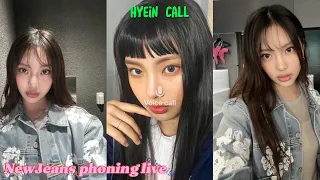 NewJeans phoning live 2024/01/29 (Engsub) Hyein Call