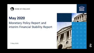 Monetary Policy and Financial Stability Report, May 2020