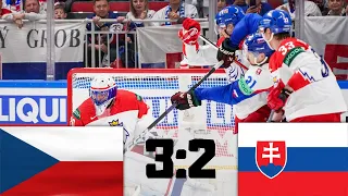 ČESKO VS SLOVENSKO MISTROVSTVÍ SVĚTA V HOKEJI 2023