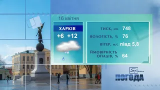 Погода на 16  квітня 2021