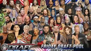 WWE DRAFT 2023 RESULTS NIGHT 1