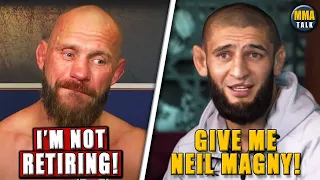Donald Cerrone REACTS after 5TH LOSS in a row, Khamzat Chimaev CALLS OUT Neil Magny, Poirier-Conor
