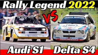 Audi Sport Quattro S1 VS Lancia Delta S4 - Group B Monsters! - Rally Legend San Marino 2022 Memories