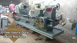 10 Feet Big Bore Lathe Machine Loading