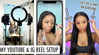 My Equipment for Youtube/ IG REELS/ TIK TOK : (Camera, Lighting, Background, and more!) EASY AF !!!