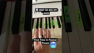 How to play For The First Time in Forever from Frozen (Disney) on piano