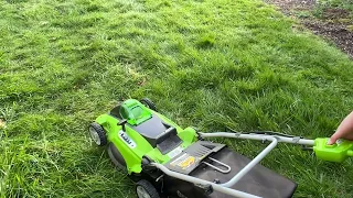 Greenworks 40V 16" Cordless Electric Lawn Mower 1 year update