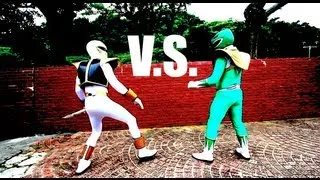 GREEN RANGER VS WHITE RANGER!?