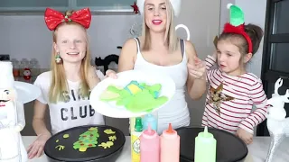 Pregnant Georgie's bad attempt at pancake art... | Family Fizz