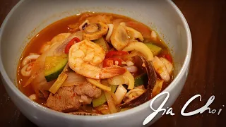 Jjampong l Spicy Seafood Noodle Soup, 2 servings