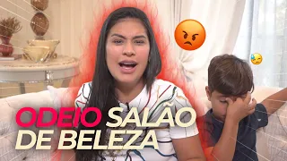 ODEIO SALÃO DE BELEZA: AQUI A COLEGUINHA SE VIRA