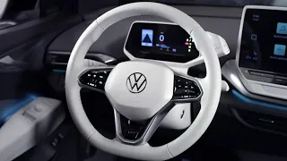 2021 VW ID4 EV Interior Highlights DIGITAL COCKPIT AMBIENT LIGHTING SERENE EXPERIENCE NO MUSIC HD