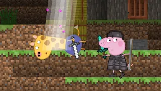 Peppa VS Minecraft The Wither Storm in Peppa Pig Play Minecraft PARTE 1