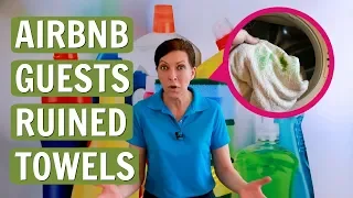 Airbnb Guest Ruined Towels and Linens - Vacation Rental Mailbag