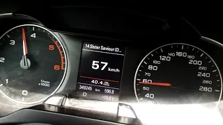 Audi A4 B8 Avanti 2.0 TDi 143Km Multitronic acceleration 0-100 Km/h before and after chip