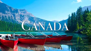 Canada 4K Amazing Nature Film - Morning Piano Music - Natural Landscape