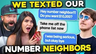 Adults React To I Texted My Number Neighbors And THIS Happened