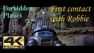 Forbidden Planet (1956) Clip +++ First contact with Robbie +++ 4K UHD +++ Alarm im Weltall