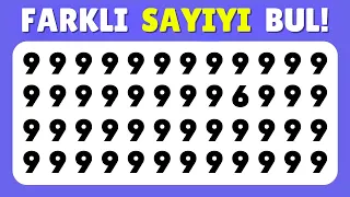 FARKLI SAYIYI BUL‼ 25 Sorudan Kaç Tanesini Bileceksin❓ Emoji Bulmaca