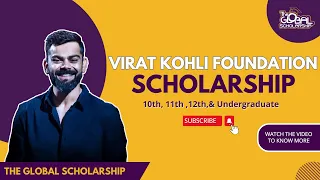 Virat Kohli Foundation Scholarship | Virat Kholi
