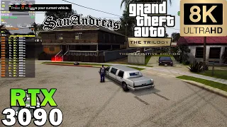 ►Grand Theft Auto Trilogy Definitive Edition: San Andreas in 8K | RTX 3090 | Ultra Graphics | DLSS