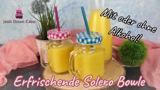 Erfrischende Solero Bowle🍹-mit oder ohne Alkohol / Schmeckt wie das Soleroeis❗ -Achtung Suchtgefahr😅